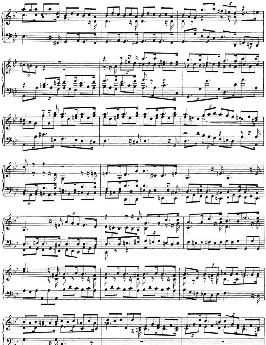 Toccata BWV 915(7首托卡塔·No.6 g小调)