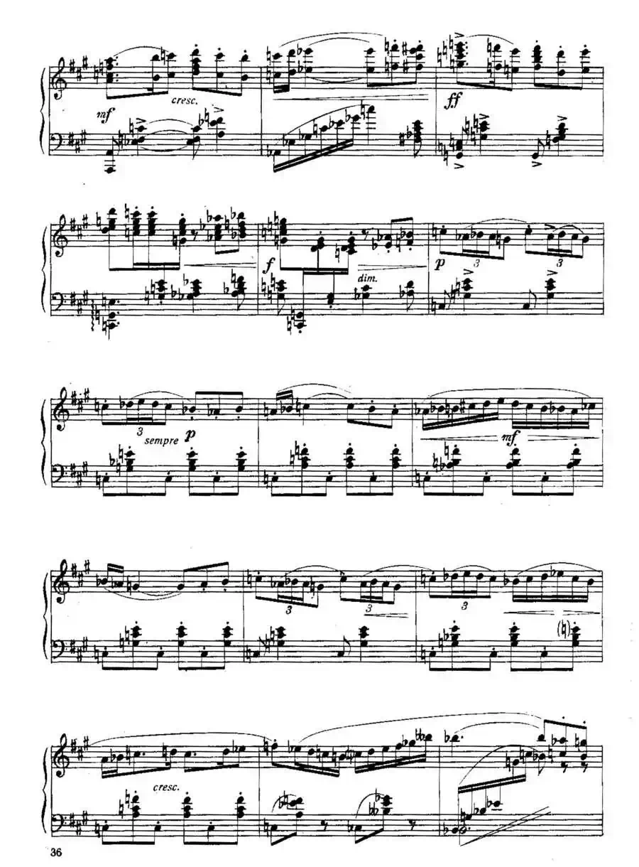 Six Préludes Exotiques Op·17(6首特色前奏曲·3)