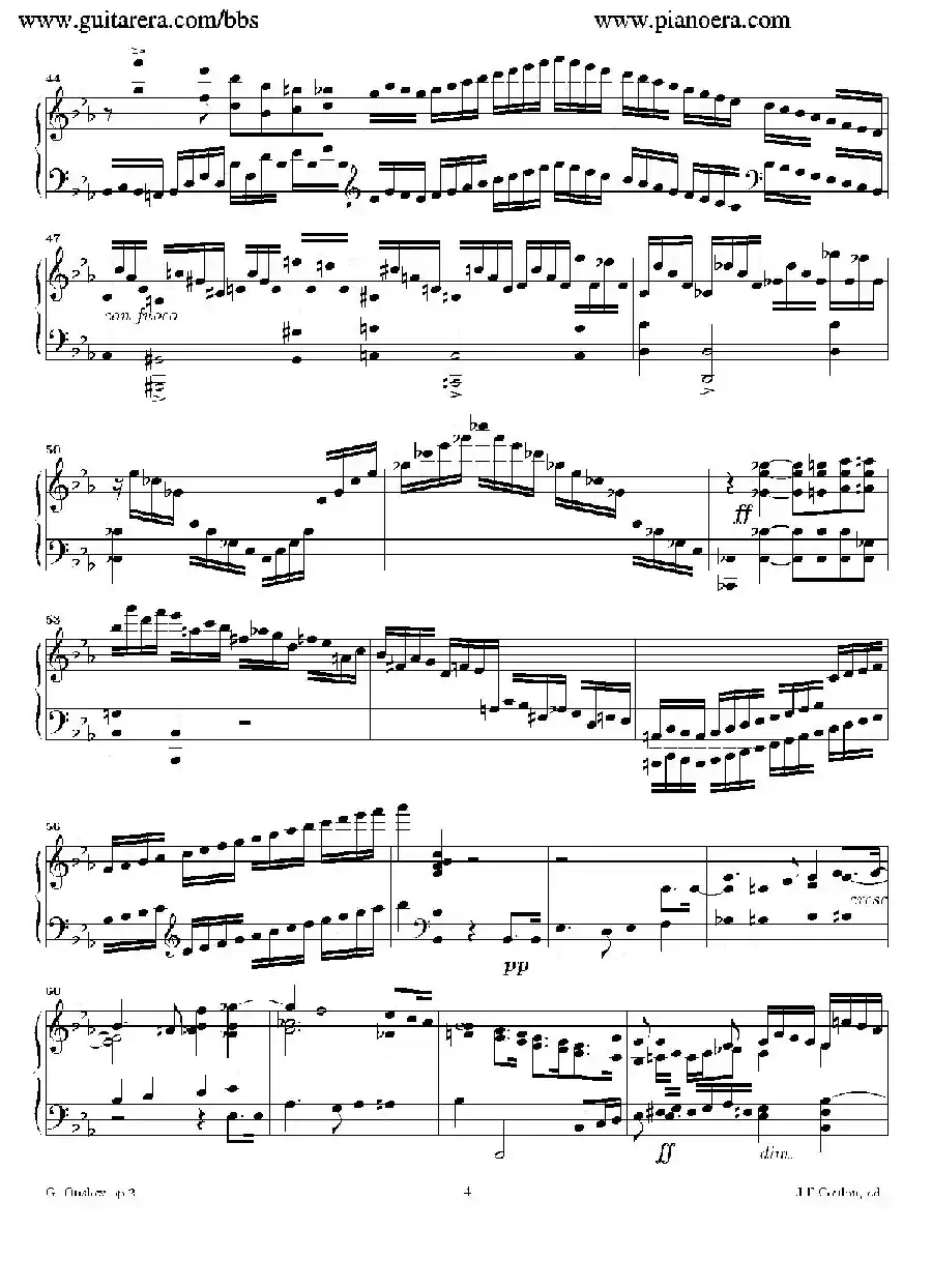 Grande Piano Sonata in c Minor Op.2(c小调华丽钢琴奏鸣曲·第一乐章)
