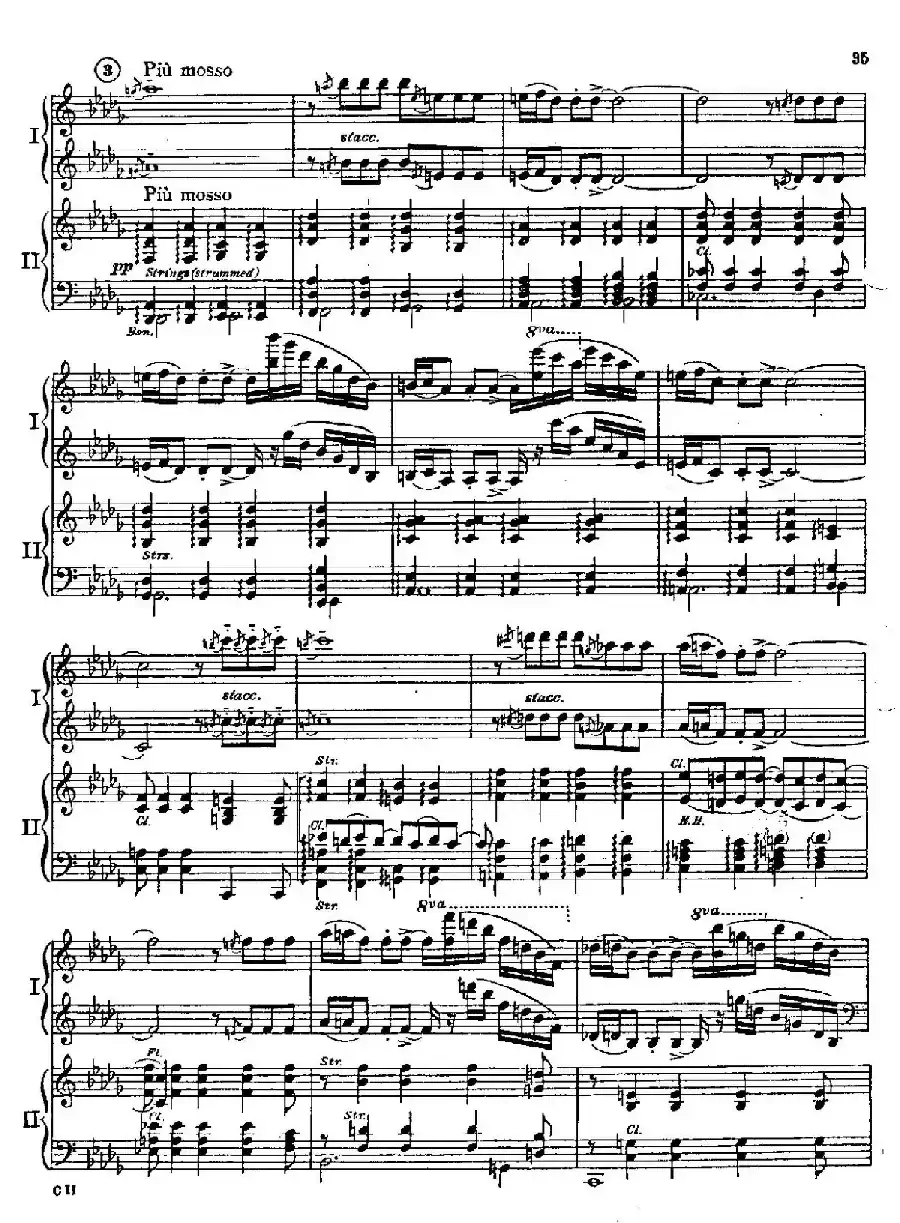 F大调爵士钢琴协奏曲(美版双钢琴原谱 P31—40)
