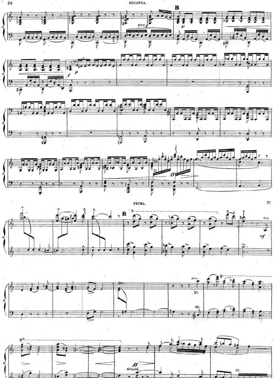 Harold en Italie Op.16 - 4 Hands(哈罗尔德在意大利·四手联弹)(P21——30)