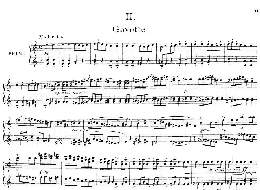Deux Morceaux Pour Quatre Mains Op.43(2首四手联弹小品·2)