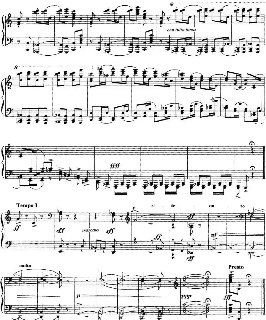 柴可夫斯基18首钢琴小品Op.72(18.Scene dansante(invitation au trepak))