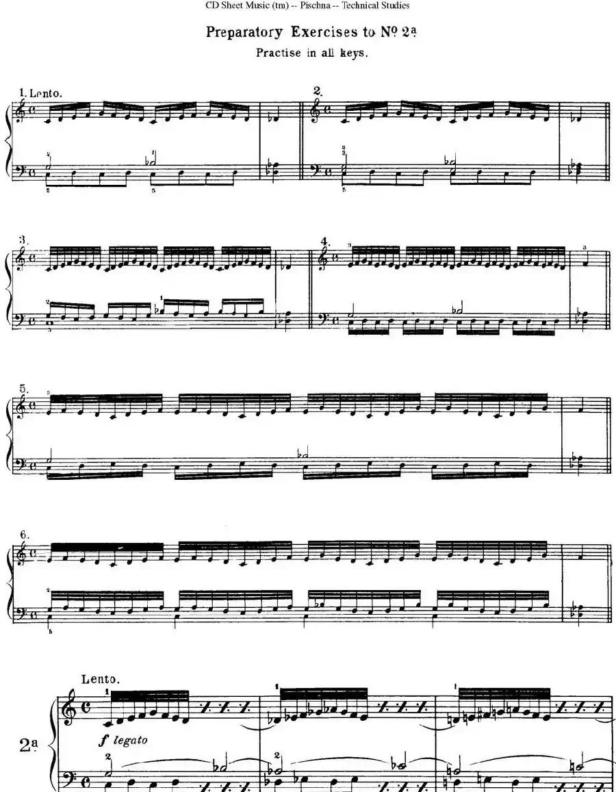 Technical Studies 60 Progressive Exercises (60首钢琴循序渐进练习曲 P1——10)