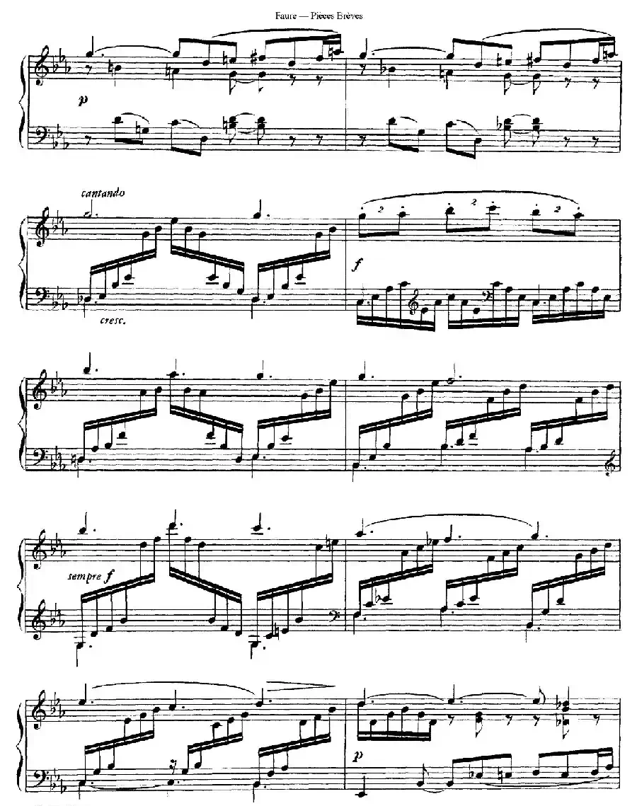 Pieces Breves Op.84(Ⅰ)