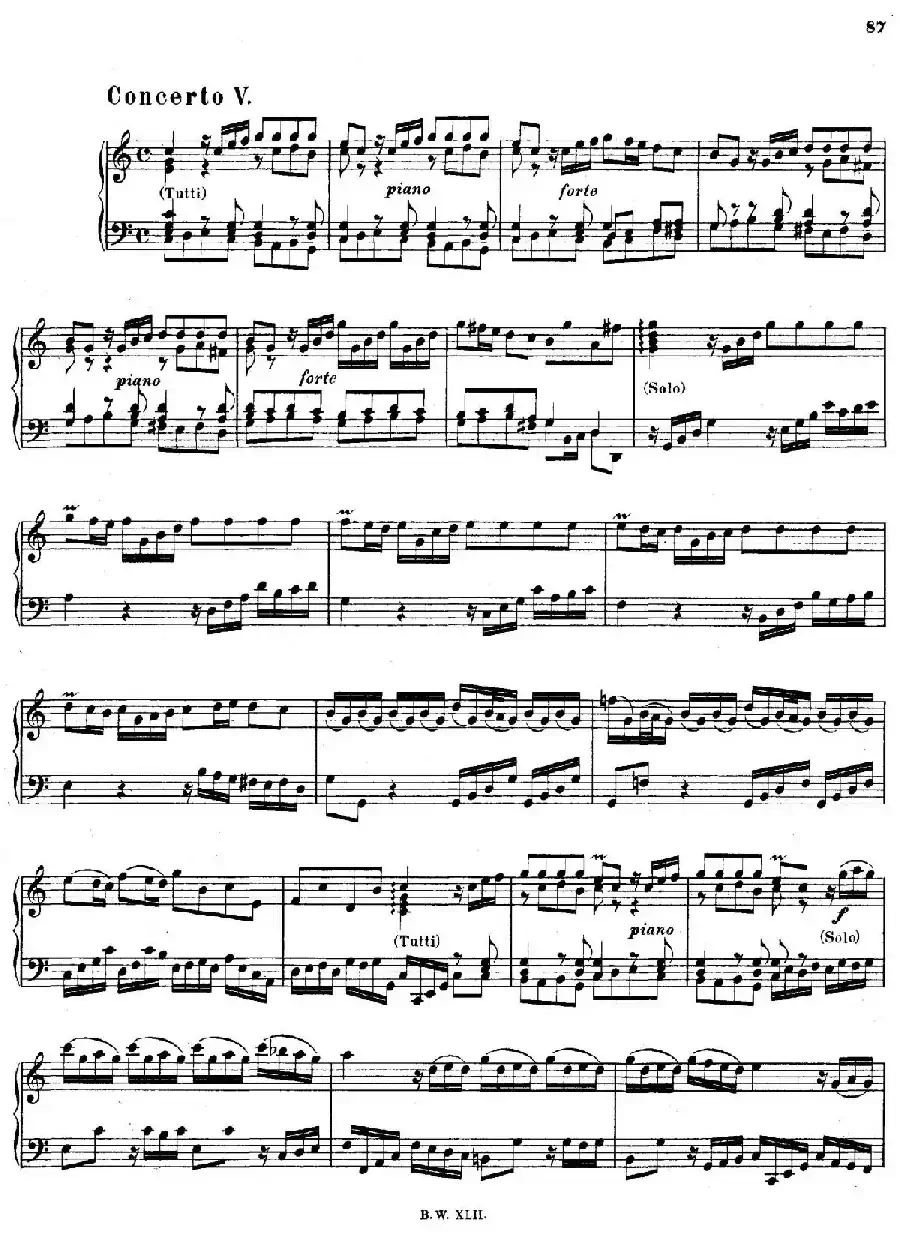 16 Concertos BWV 972-987(十六首为独奏古钢琴而作的协奏曲)(P21——30)