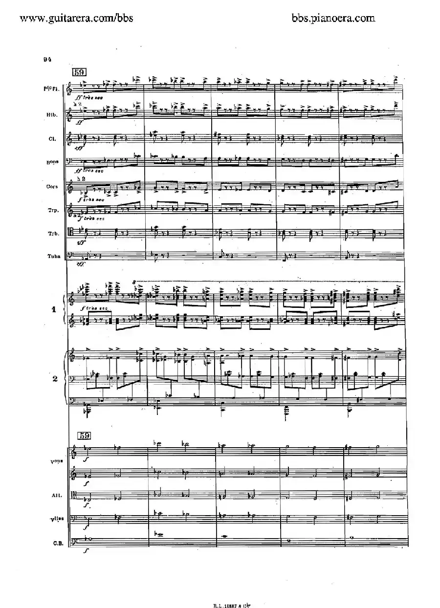 Concerto for 2 Pianos in d Minor(d小调双钢琴协奏曲·总谱)