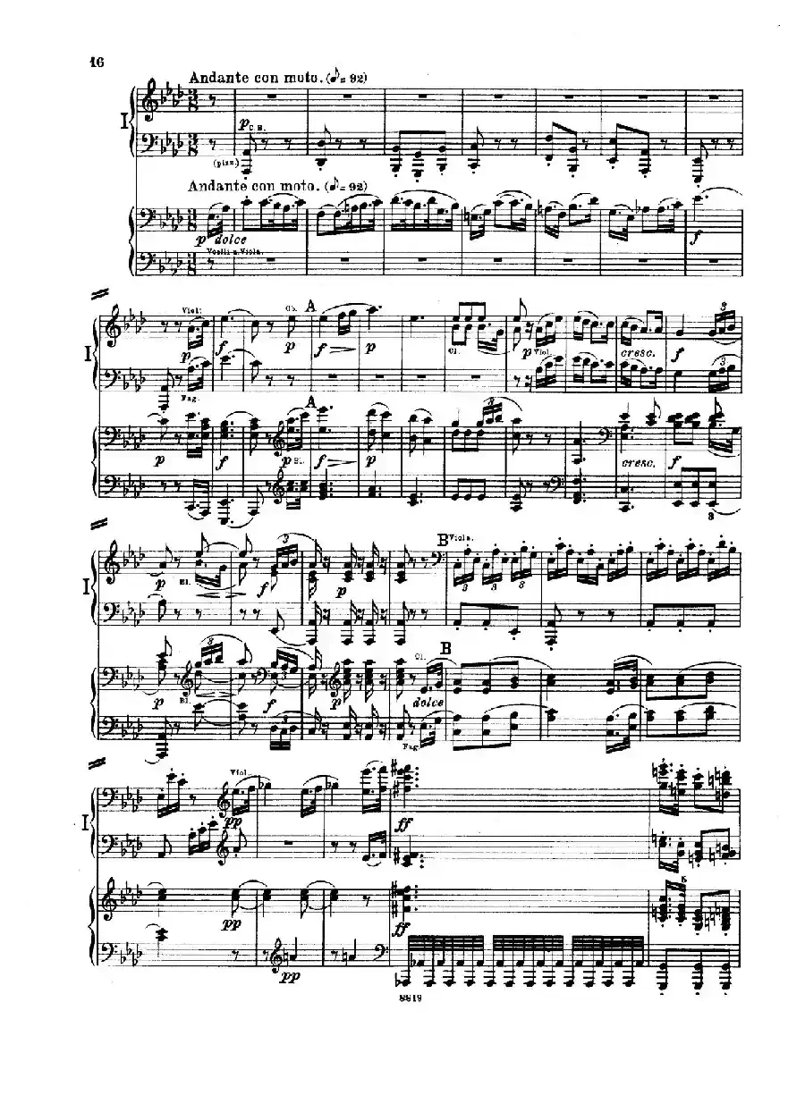 Symphony No.5 in c Minor Op.67(双钢琴版第1——2乐章)