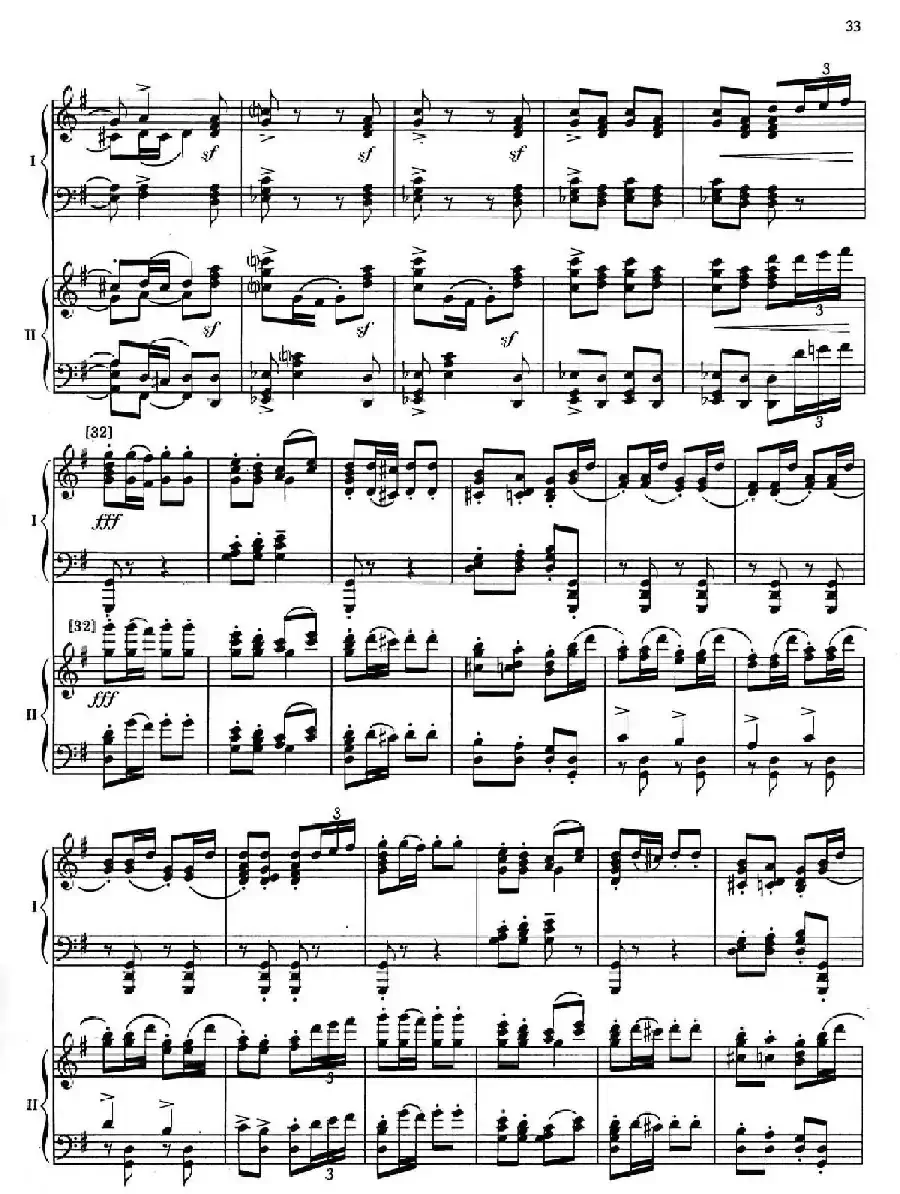Nutcracker Op.71 芭蕾舞剧《胡桃夹子》(改编双钢琴版·第三部分)