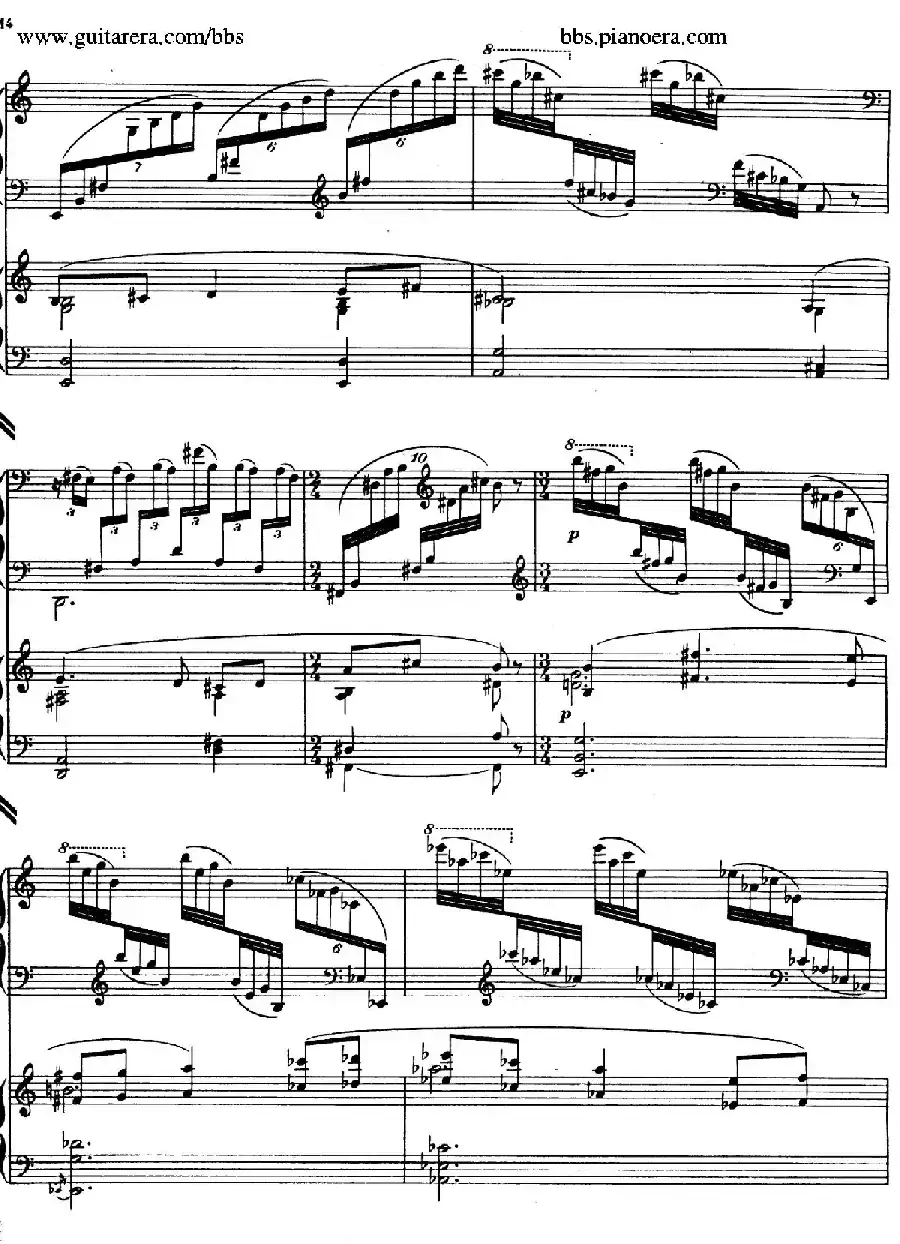 Piano Concerto in c-sharp Minor (升c小调钢琴协奏曲·第一乐章)