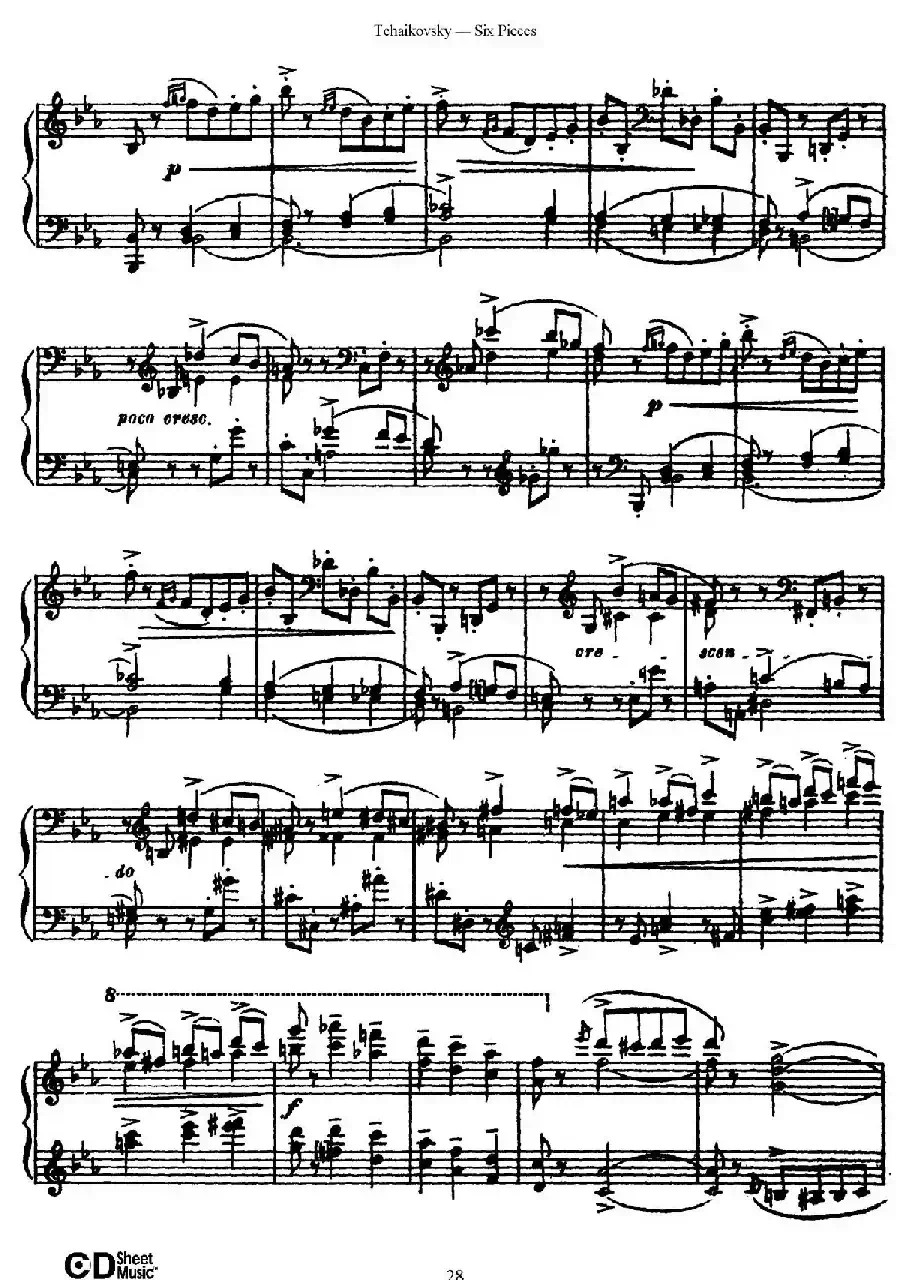 Six Pieces Op.51(6首小品·3)