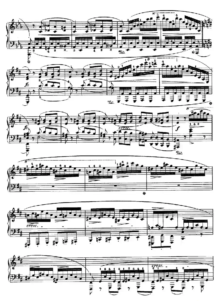 Piano Sonata No.3 in b Minor Op.58(b小调第三钢琴奏鸣曲·第四乐章)