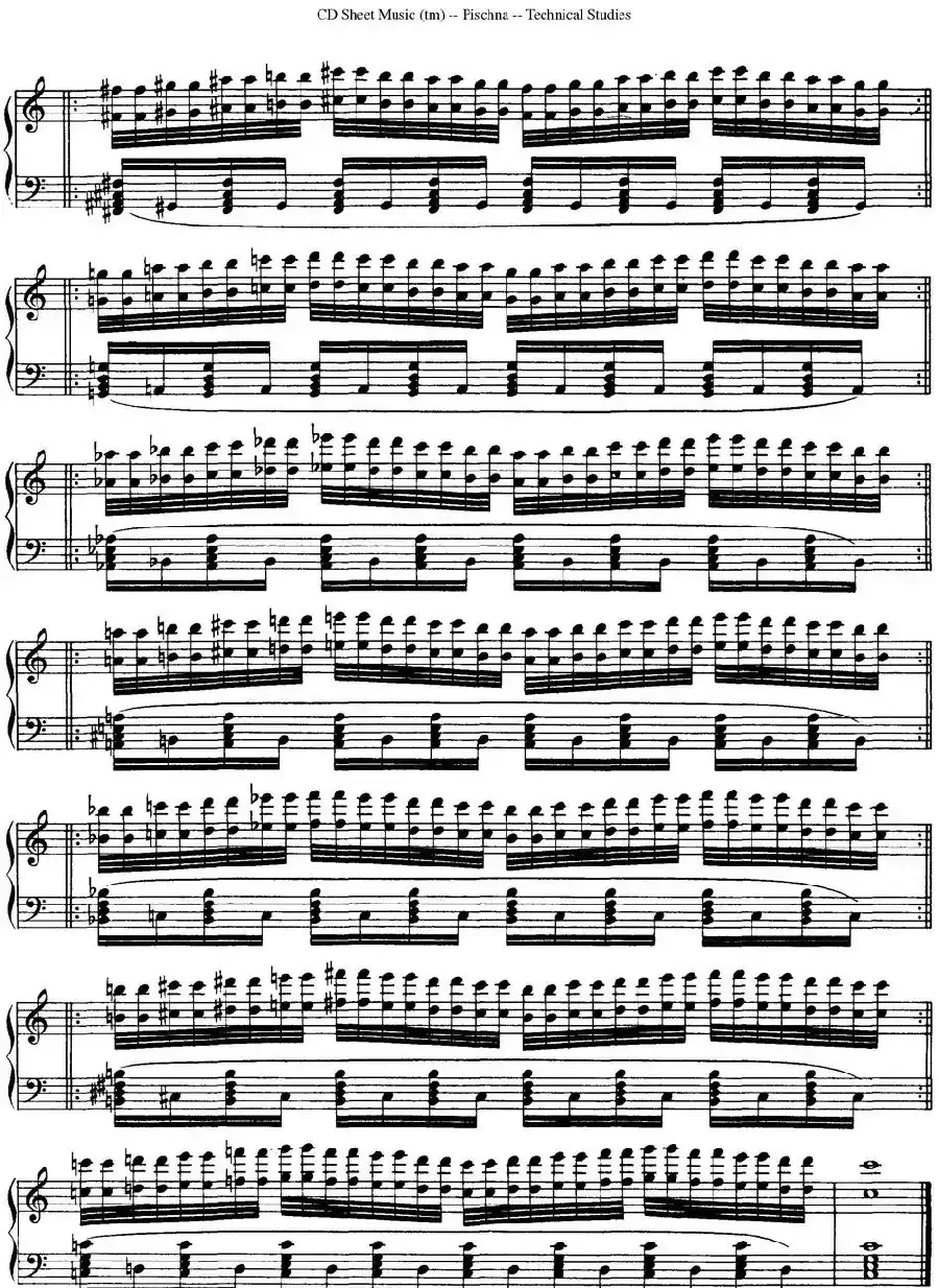 Technical Studies 60 Progressive Exercises (60首钢琴循序渐进练习曲 P51——60)