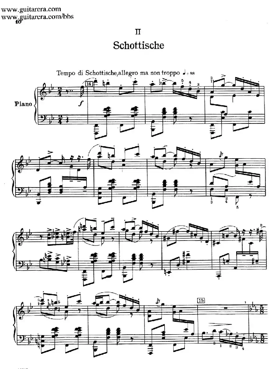 Souvenirs Op.28(纪念曲2. 苏格兰舞曲)