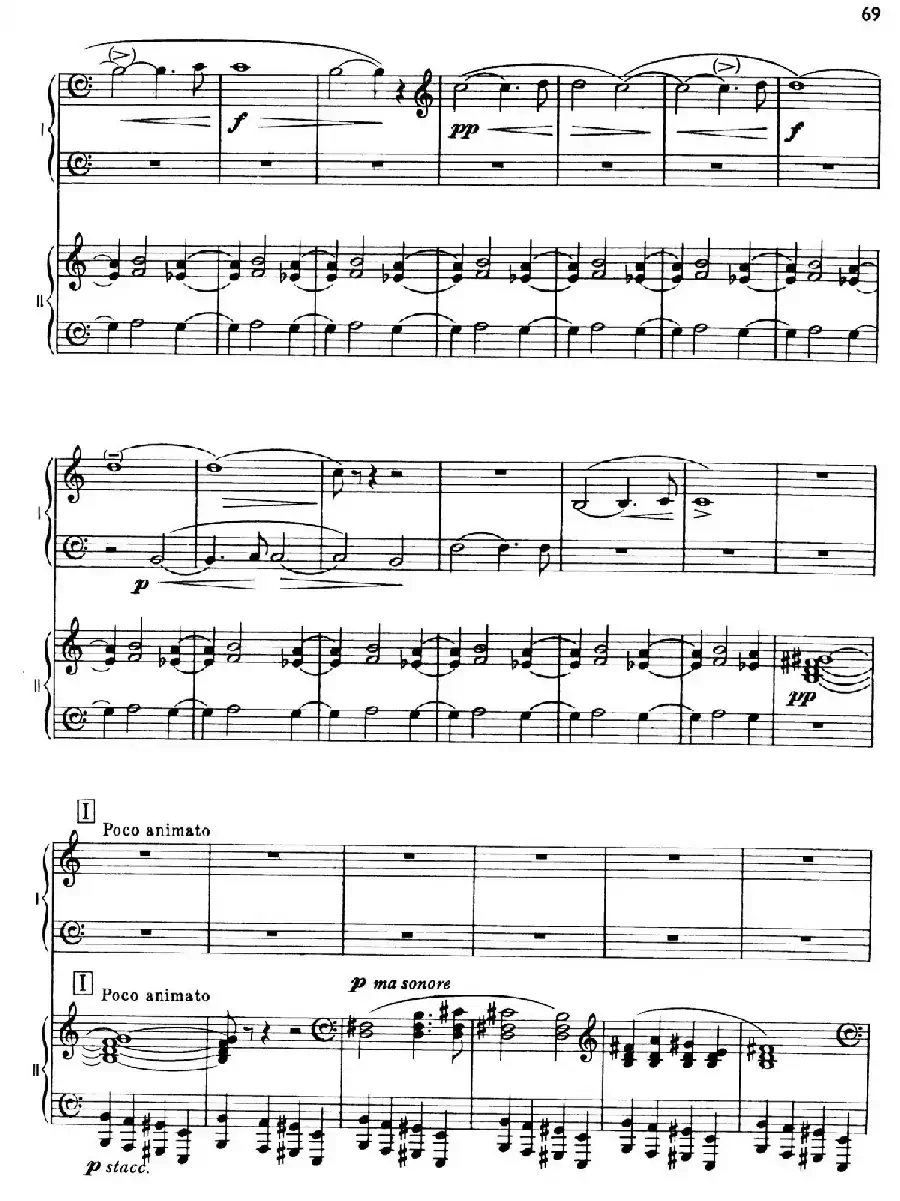 The Planets Op.32(双钢琴)(行星·第五乐章 土星—老年使者)