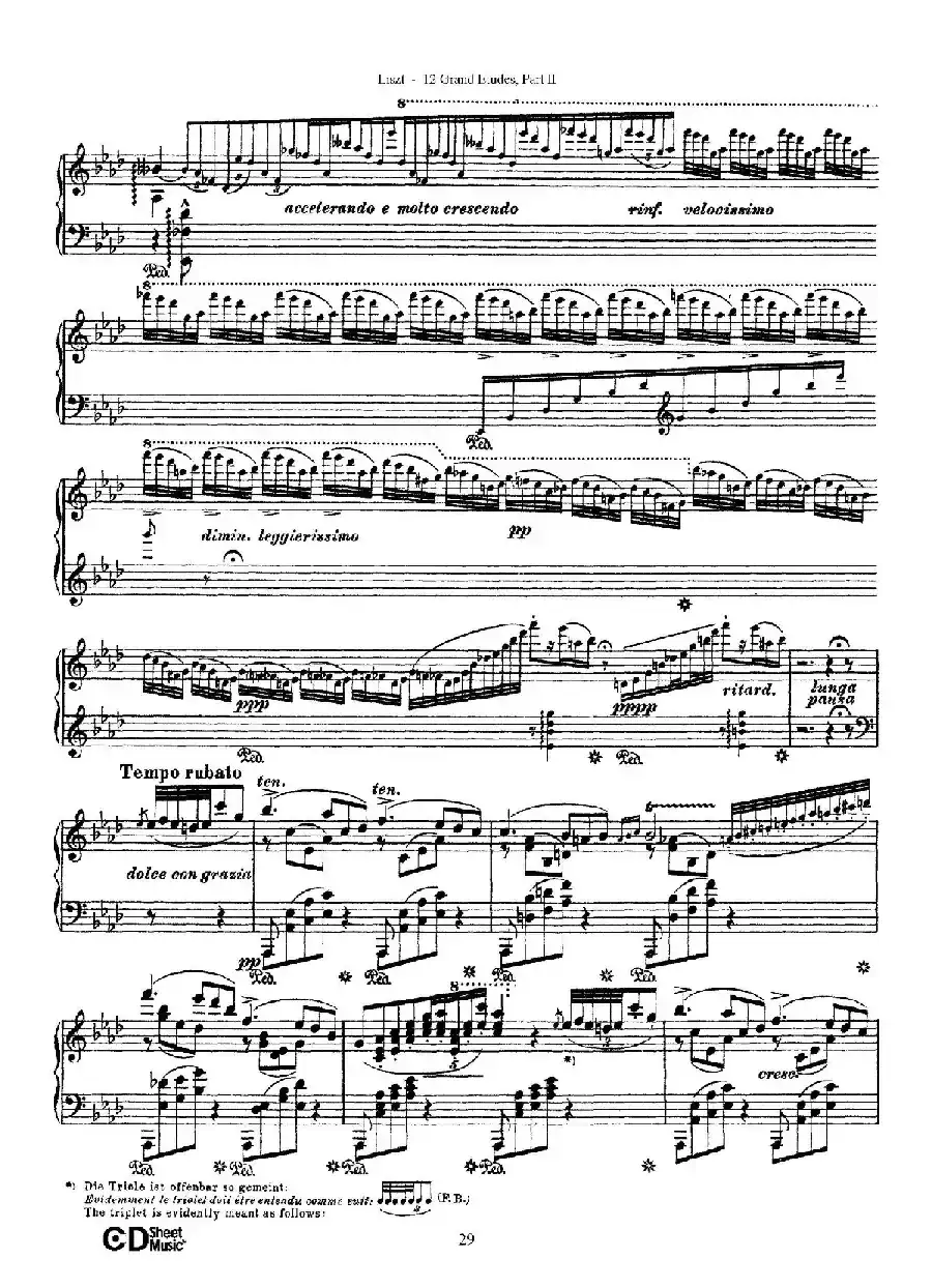 12 Grand Etudes S.137(12首华丽的练习曲·9)
