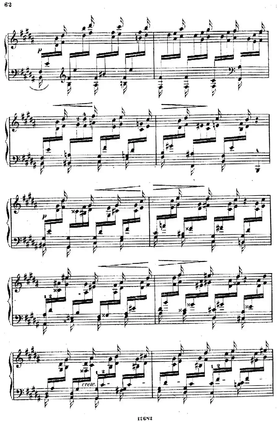 Douze Etudes de Salon Op.5(12首沙龙练习曲·12)