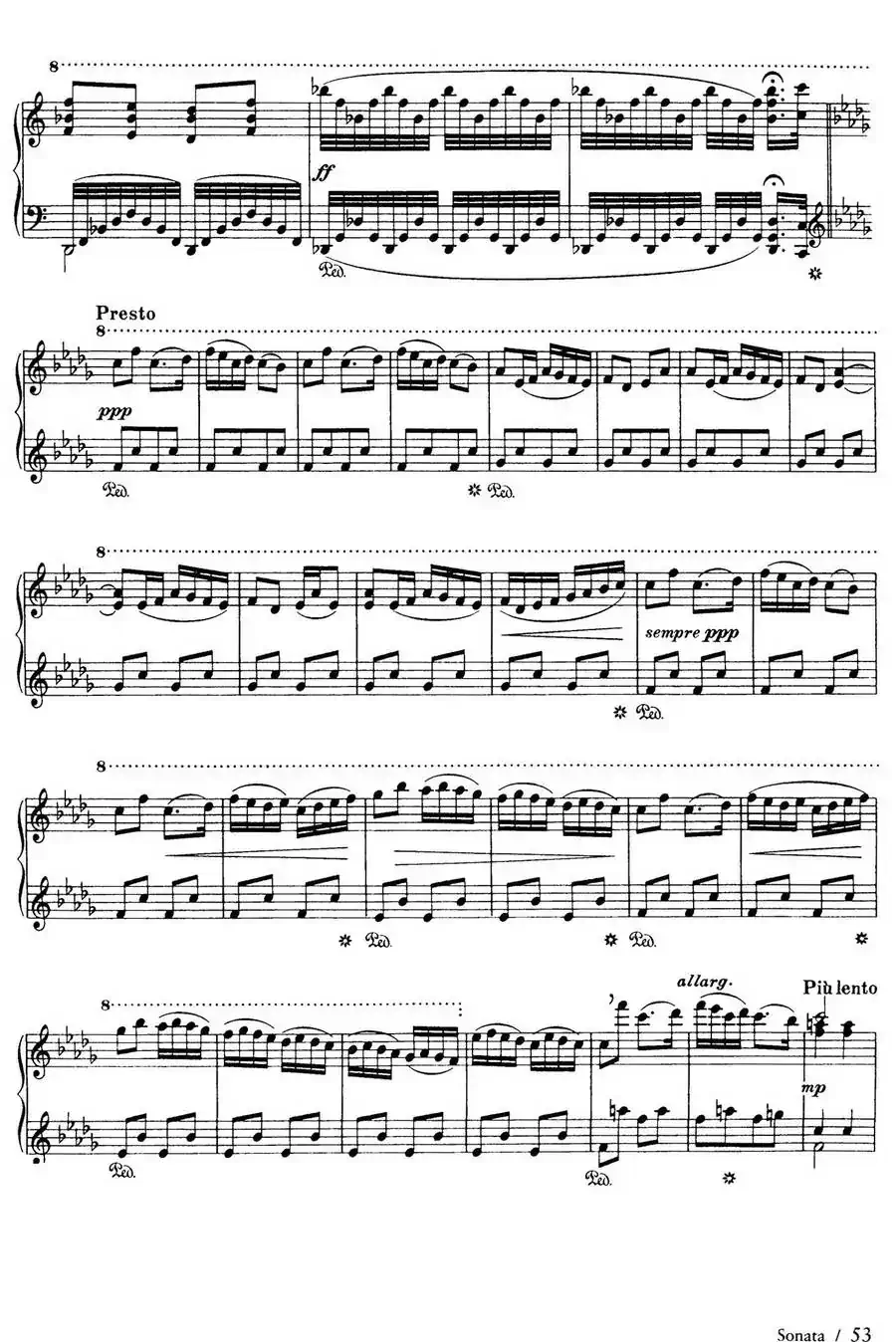 Piano Sonata in F Maj Op·12(F大调钢琴奏鸣曲·第二乐章)