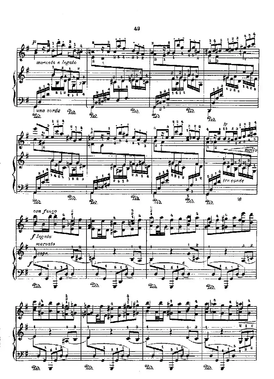 53首以肖邦练习曲为素材而作的练习曲(No.46)