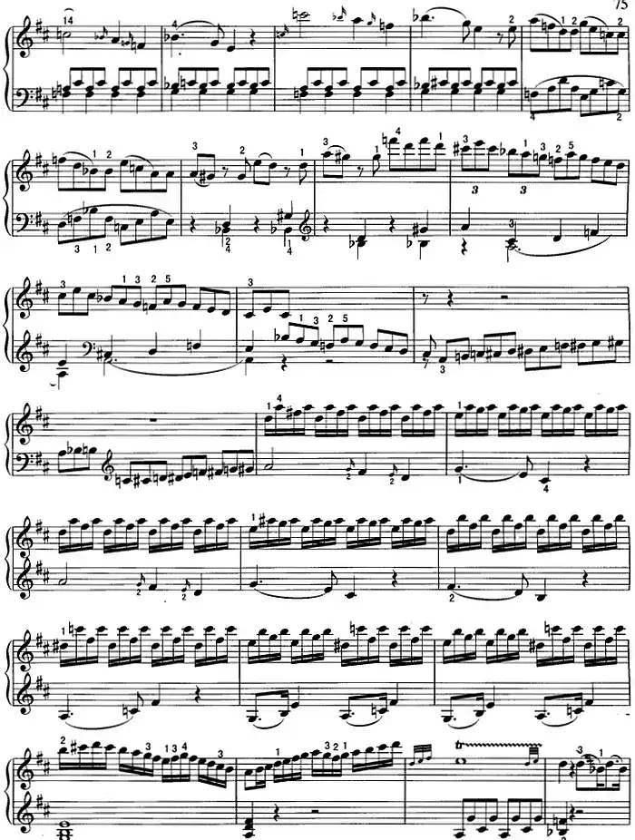 不可不弹的世界钢琴名曲:回旋曲(D大调)