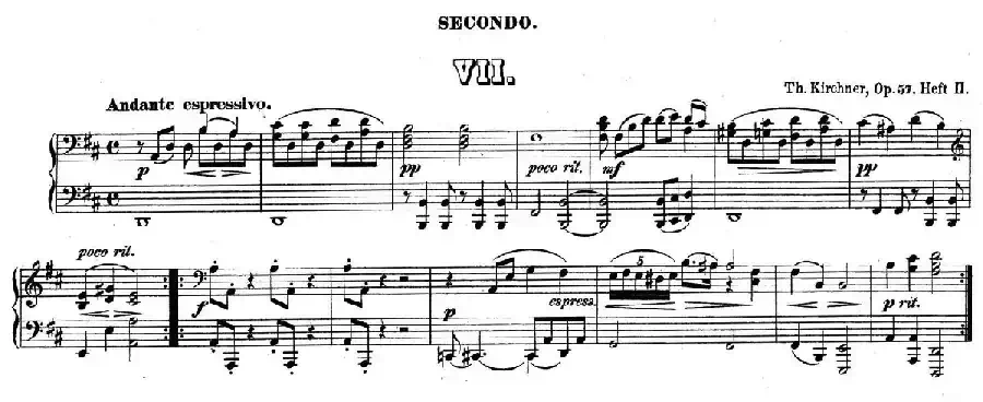 Zwolf Original-Compositionen fur Pianoforte zu 4 Handen Op.57(12首四手联弹小品·7)