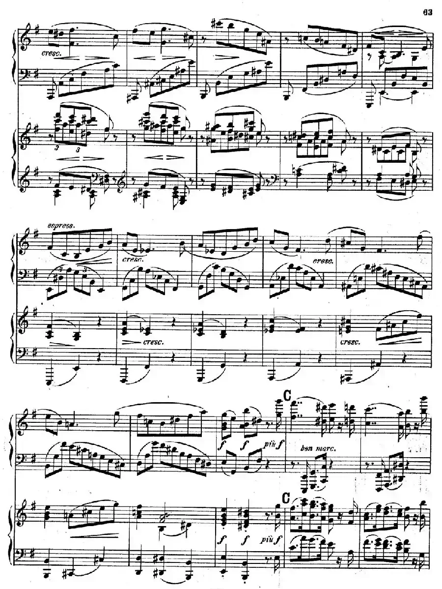 Symphony No.4 in e Minor Op.98(e小调第四交响曲·双钢琴)