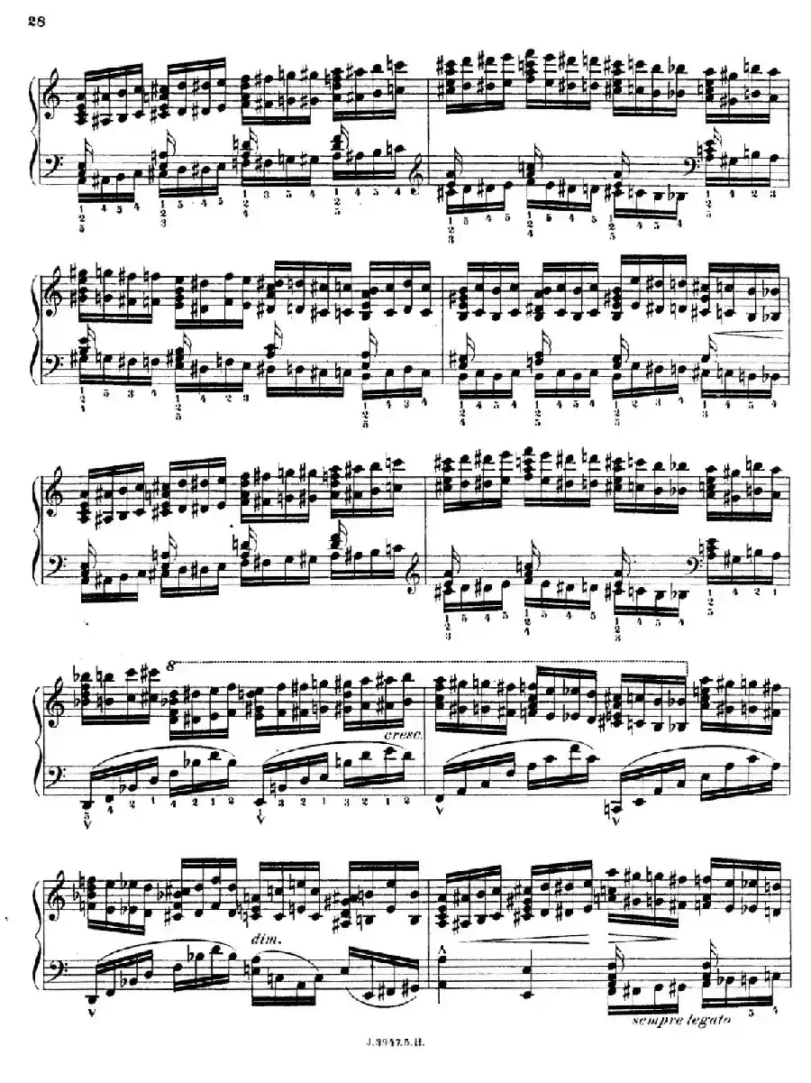 6 Etudes de Concert(6首音乐会练习曲·5)