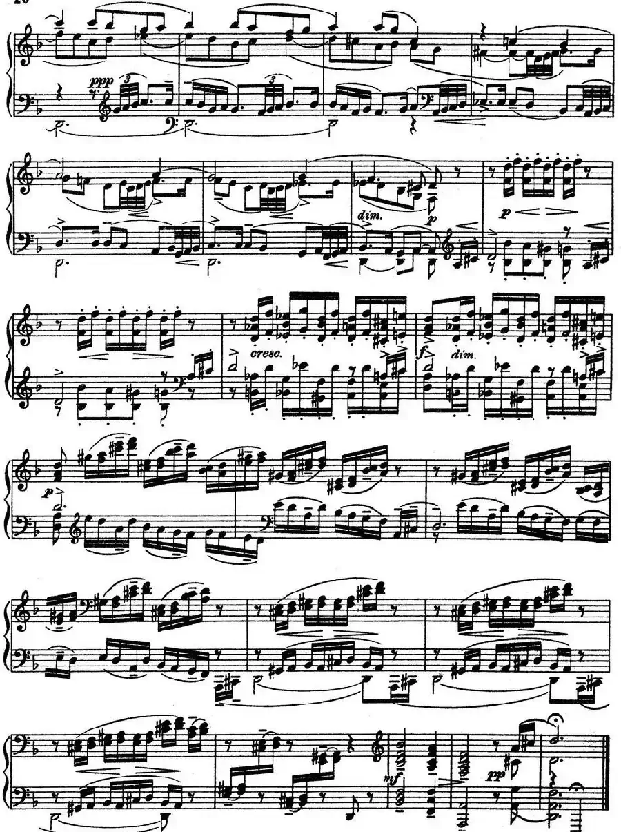 10 Preludes Op.23(拉赫玛尼诺夫10首前奏曲·Ⅲ)