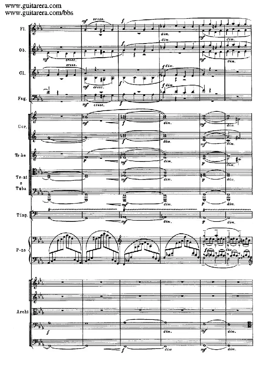 c小调第二钢琴协奏曲 Op.18(总谱·P37——45)