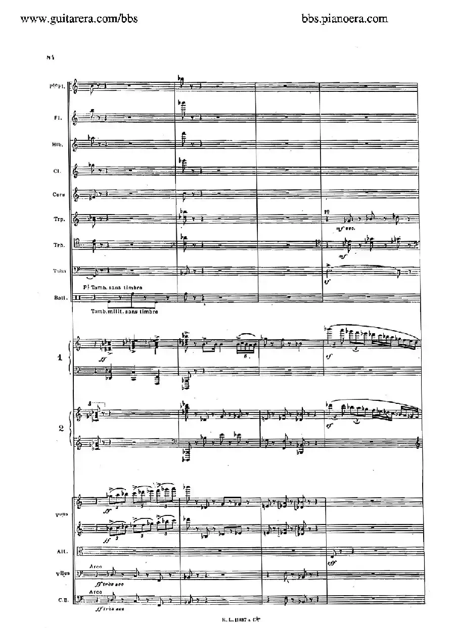 Concerto for 2 Pianos in d Minor(d小调双钢琴协奏曲·总谱)