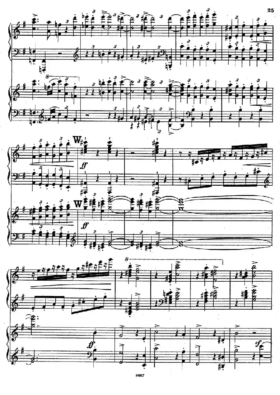 Symphony No.4 in e Minor Op.98(e小调第四交响曲·双钢琴)