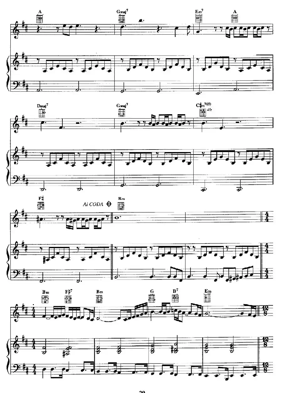 电影配乐大师莫瑞康最佳20首钢琴谱(Best of Ennio Morricone·5)