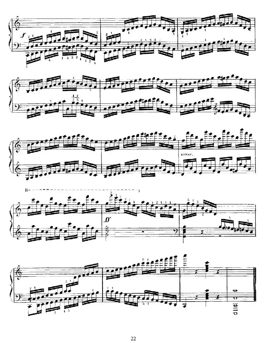 15 Etudes de Vortuosite Op.72(15首辉煌练习曲·5)