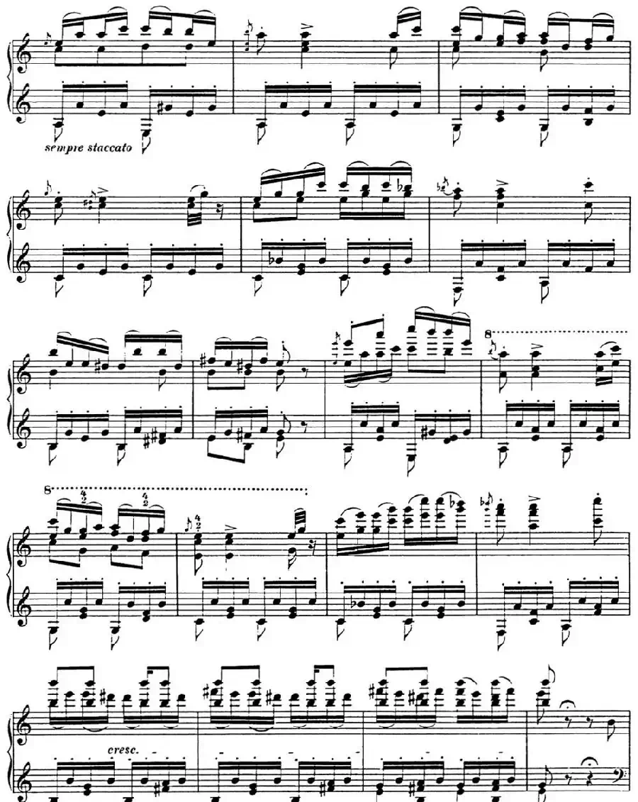 李斯特 匈牙利狂想曲 Hungarian Rhapsodies S.244 No.10