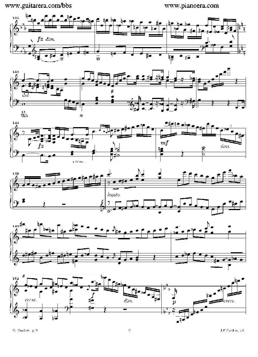 Grande Piano Sonata in c Minor Op.2(c小调华丽钢琴奏鸣曲·第一乐章)