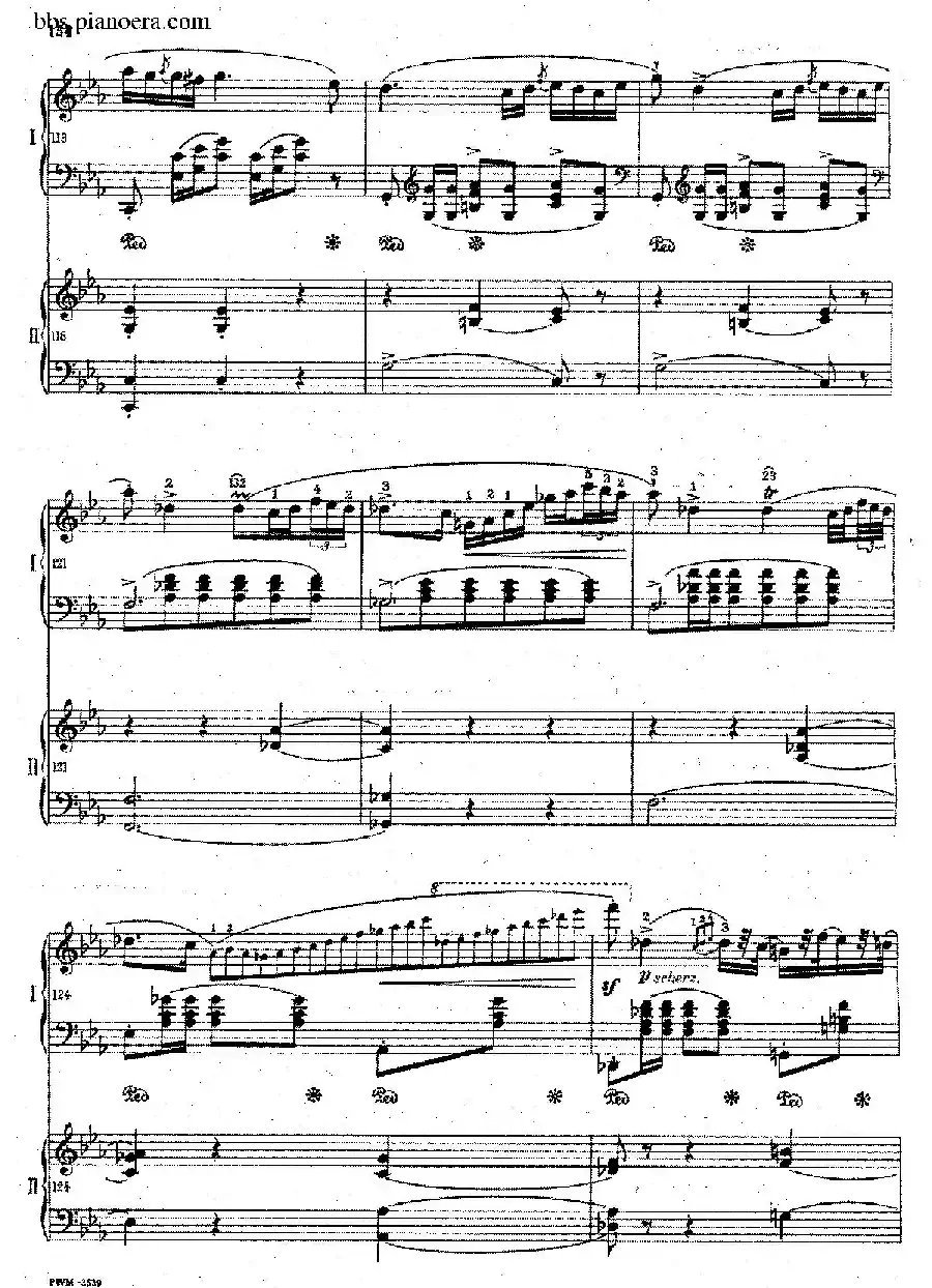 Grande Polonaise Brilliante Preceded by an Andante Spianato Op.22(平静的行板与华丽的波兰舞曲·双钢琴版)