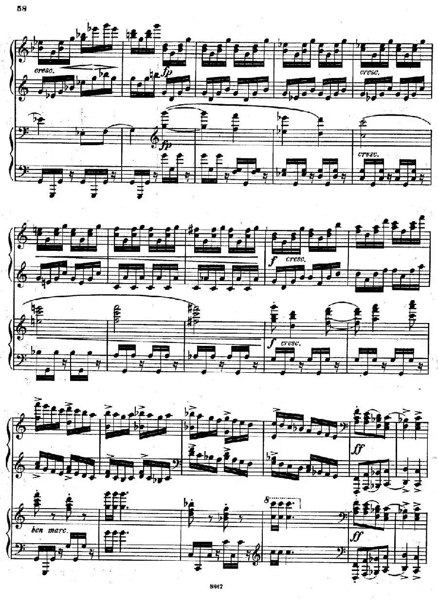 Symphony No.4 in e Minor Op.98(e小调第四交响曲·双钢琴)