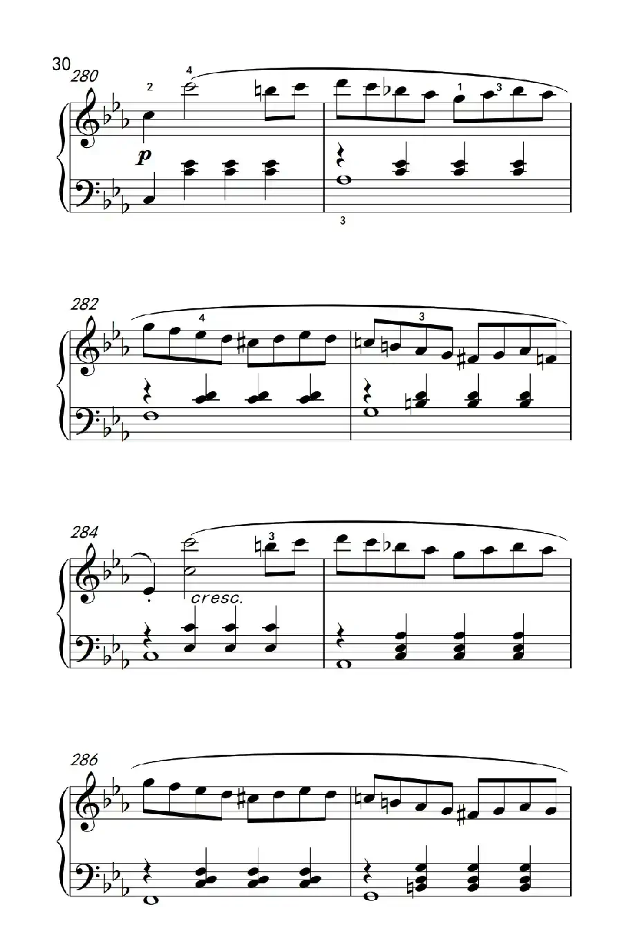 第八钢琴奏鸣曲(悲怆) 极慢的慢板序奏转辉煌的快板