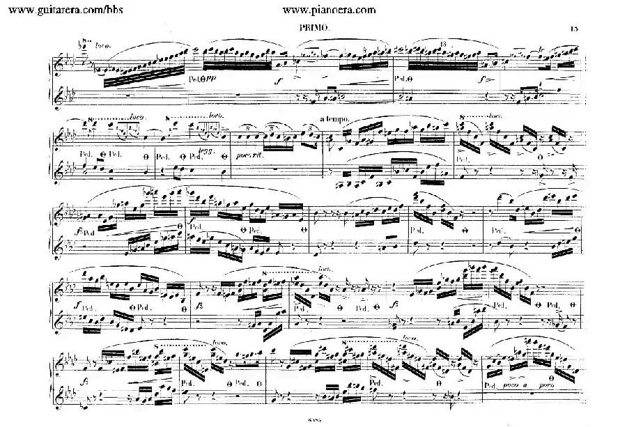 Piano Concerto No.2 in f Minor Op.21(f小调第二钢琴协奏曲·四手联弹版)