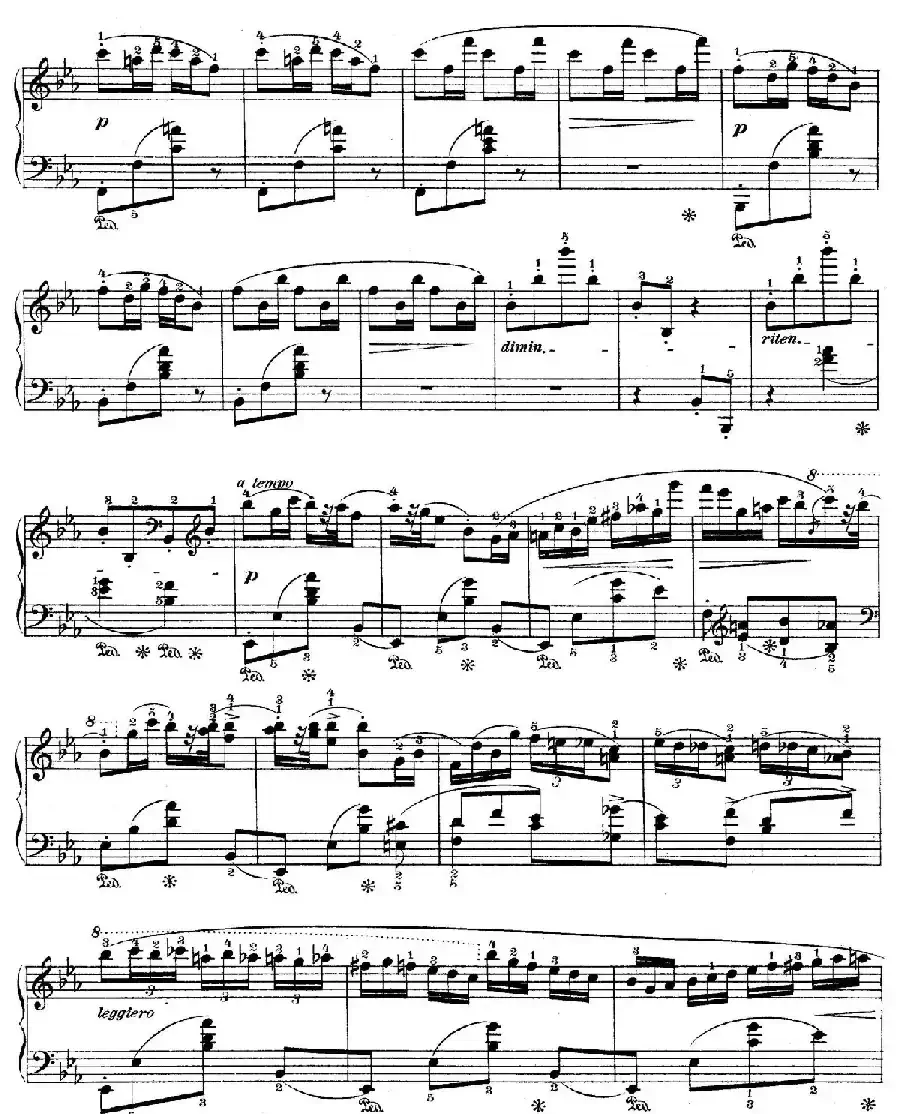 Rondo in E flat Major Op.16(降E大调回旋曲)