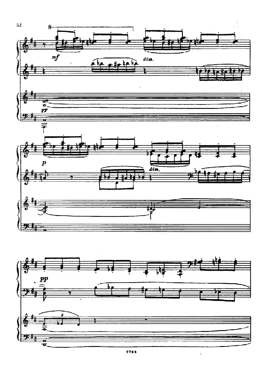 升f小调第一钢琴协奏曲 Op.1(双钢琴版)