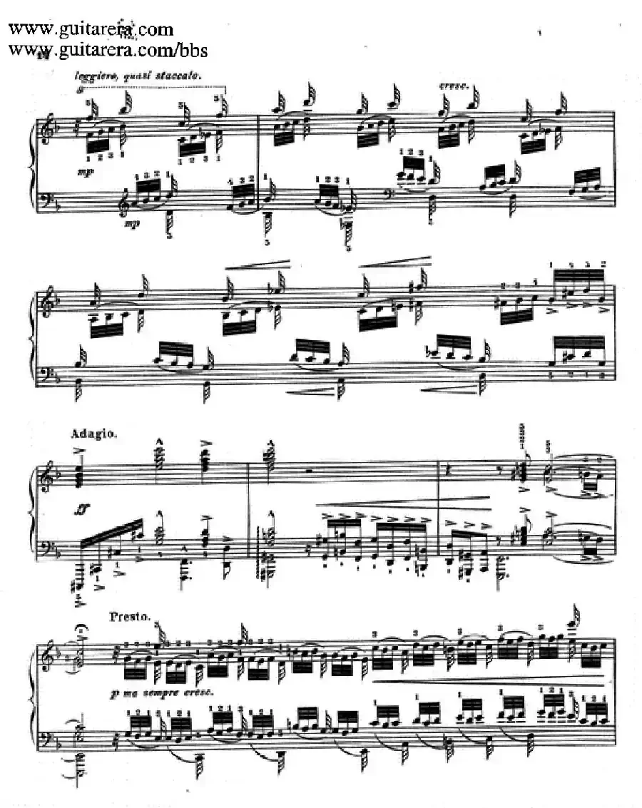 d小调托卡塔与赋格(BWV 565·陶西格改编钢琴独奏版)