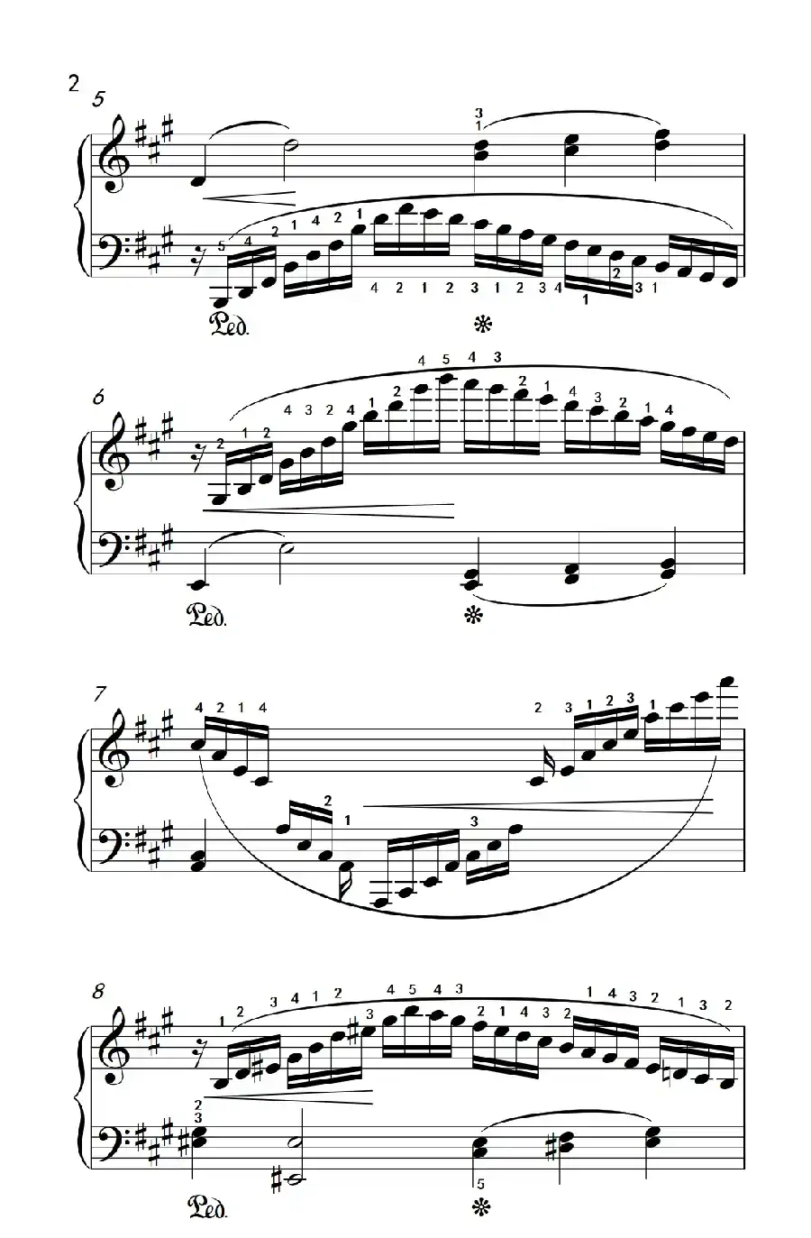 第九级2.练习曲 No.7(中央音乐学院 钢琴(业余)考级教程 7-9级)