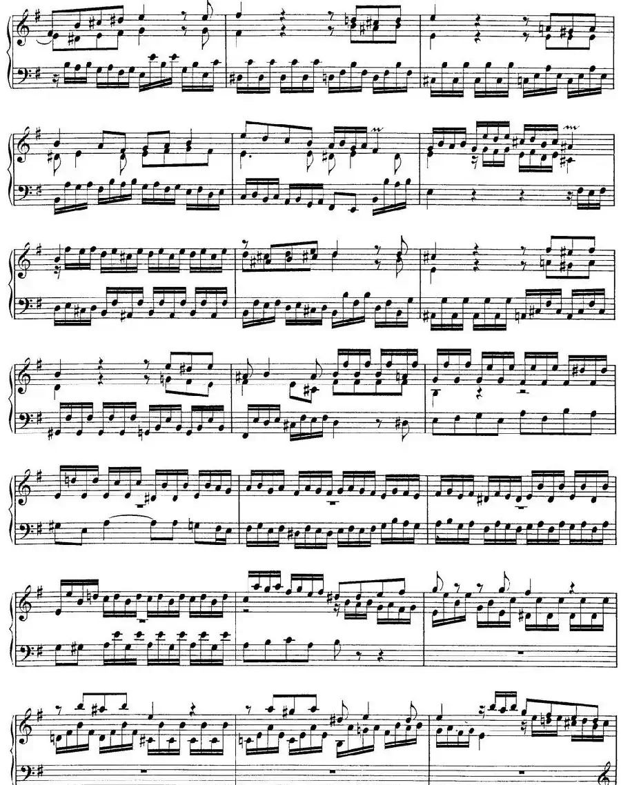 Toccata BWV 914(7首托卡塔·No.5 e小调)