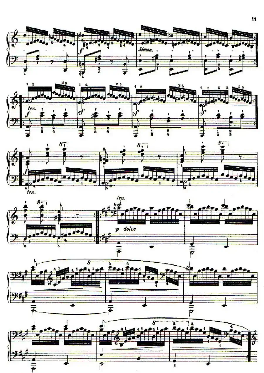 School of the Virtuoso Op.365(60首钢琴高级练习曲·4)