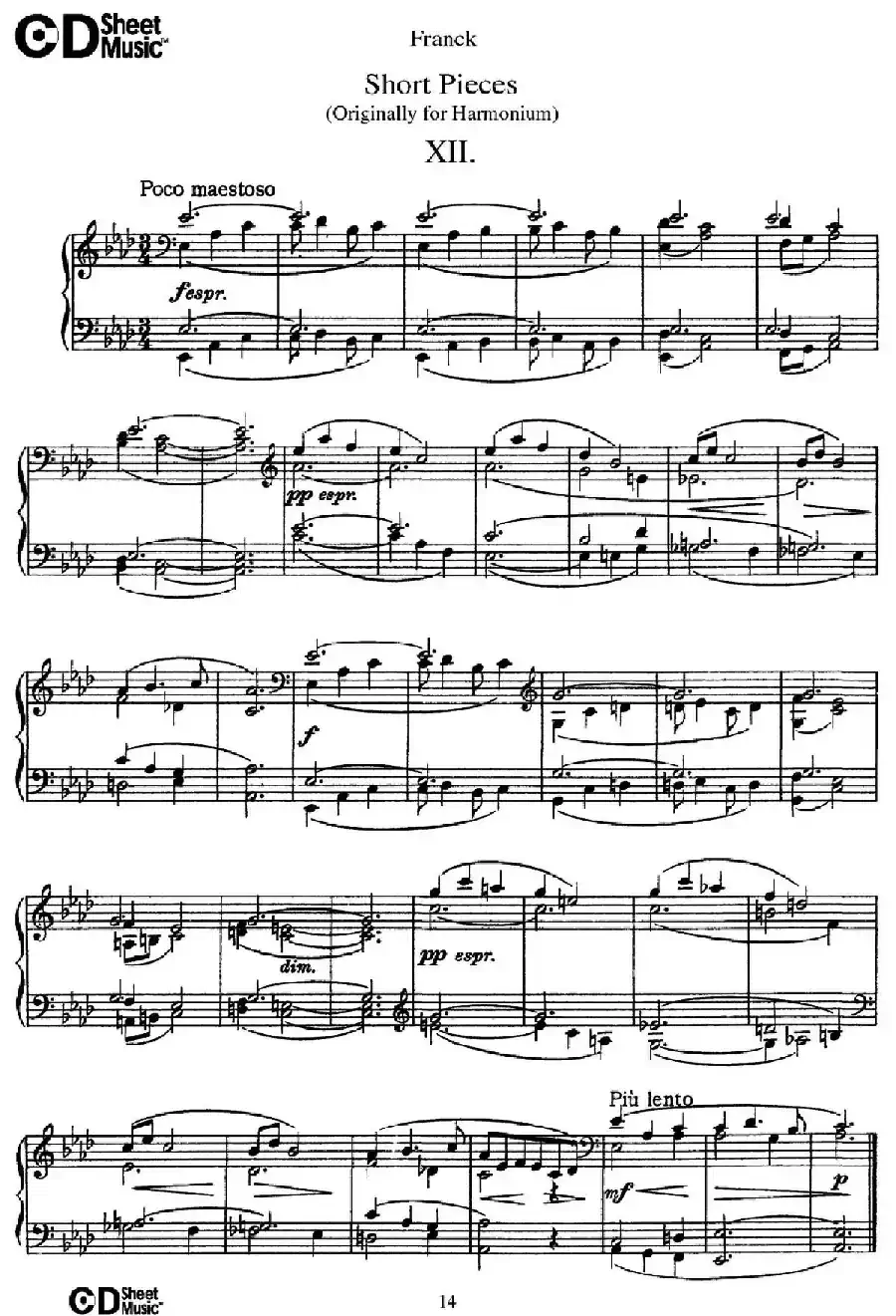18 Short Pieces(18首小品·Ⅻ)