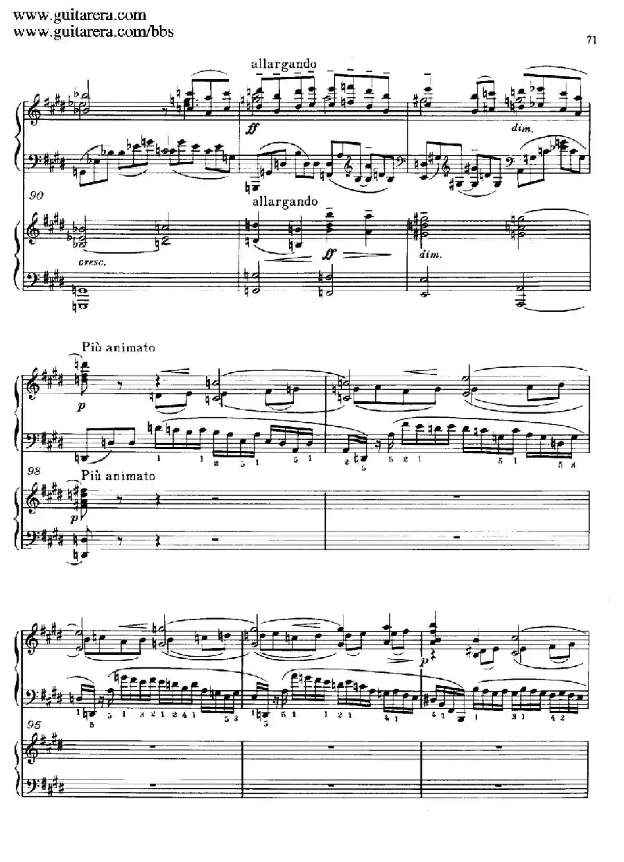 c小调第二钢琴协奏曲 Op.18（双钢琴·第二乐章）
