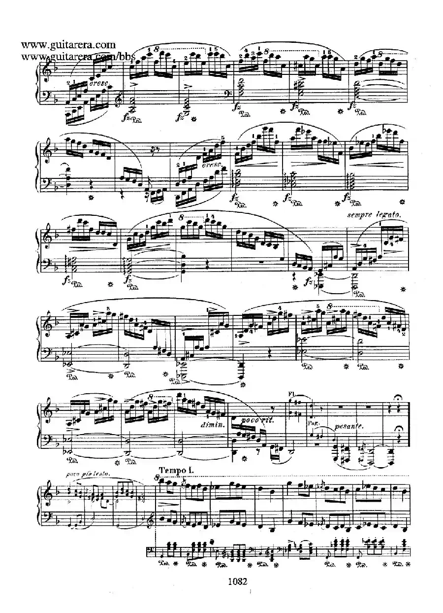 Krakowiak Grand Rondo de Concert Op.14 (克拉科维克音乐会用大回旋曲·钢琴独奏版)