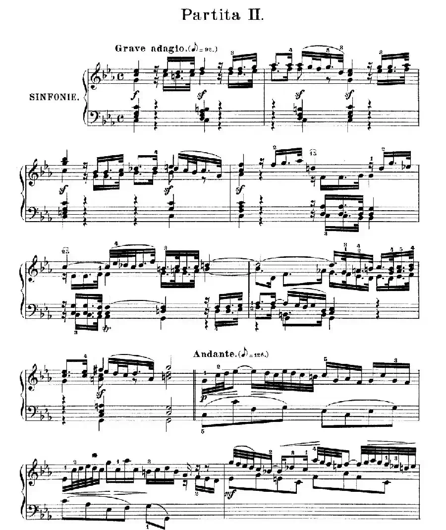 Six Partitas BWV 825-830(6首帕蒂塔·2)