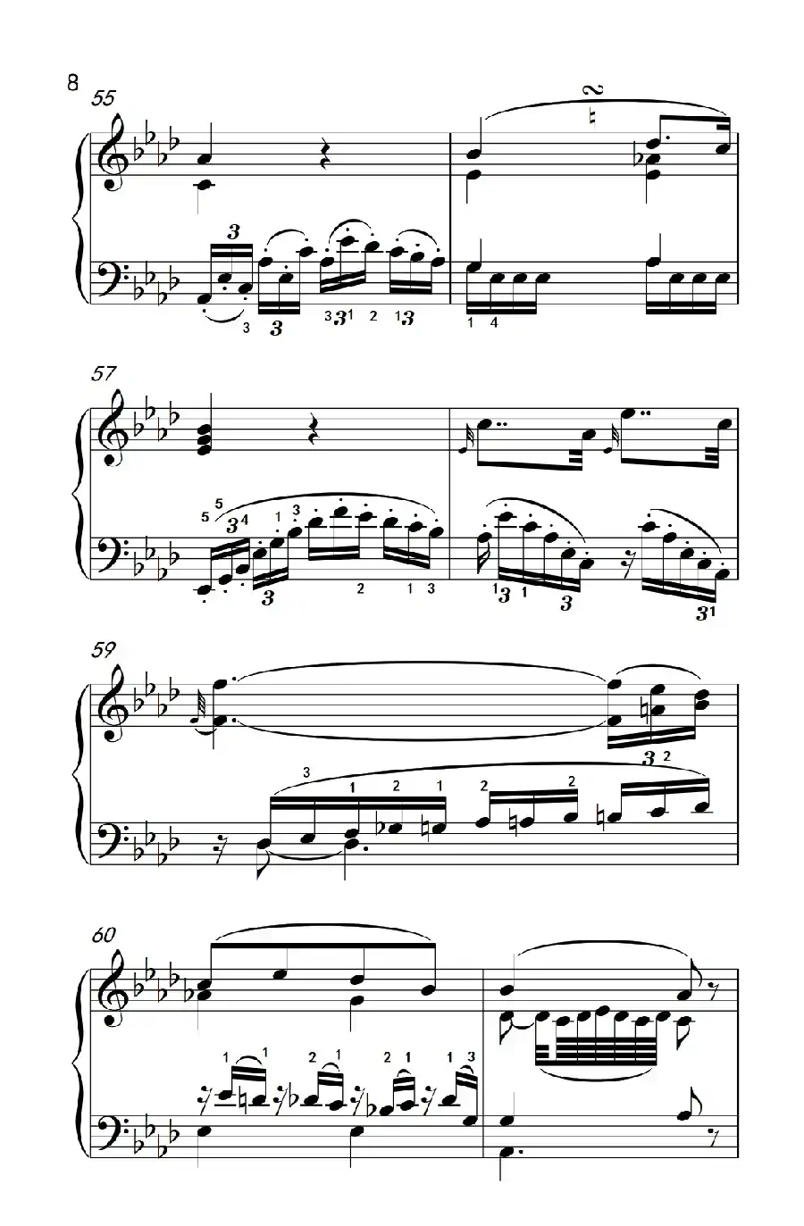 奏鸣曲 Opus 10 Nr.1 第二乐章(贝多芬奏鸣曲集 2)